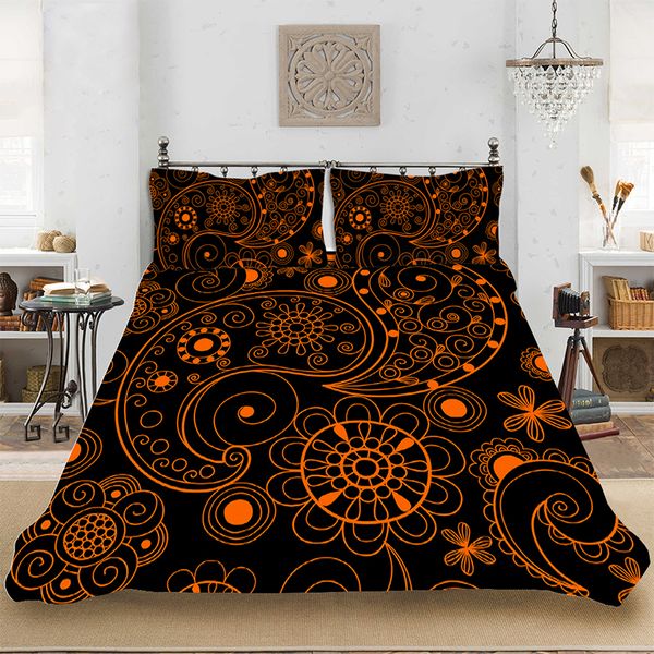 

3d hd print comforter mandala retro luxury bedding set bedclothes include duvet cover pillowcase print home textile bed linens