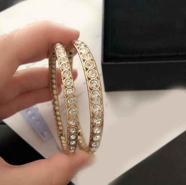 

full diamond bracelet 2-piece full body diamond heavy industry bracelet, Golden;silver
