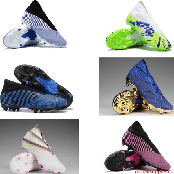 

mens high football boots nemeziz 19.3 laceless fg soccer cleats nemeziz messi 19.3 360 agility turf soccer shoes