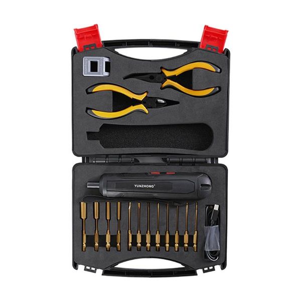 

cordless electric screwdriver kit usb multi-function rechargeable lithium battery screwdriver power electric tool set sale