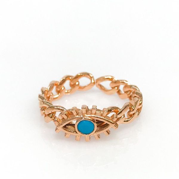 

new ra eye turquoise unconscionable silver set auger ring, Golden;silver