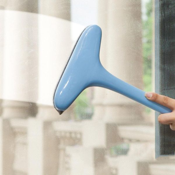 

длинная ручка щетка для чистки окна очиститель стекла чистая москитная сетка защита от пыли съемные инструменты #yl1