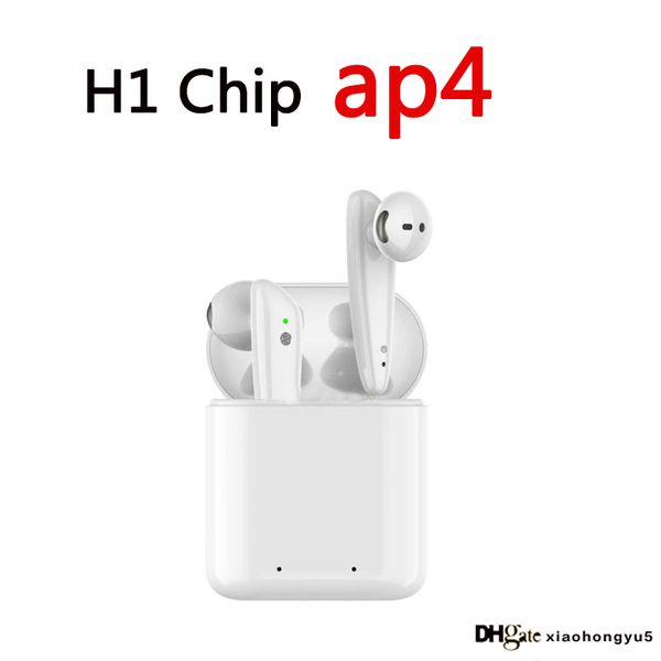 

h1 chip ap4 wireless bluetooth fast charging headset pods headphone earbuds 4nd generation