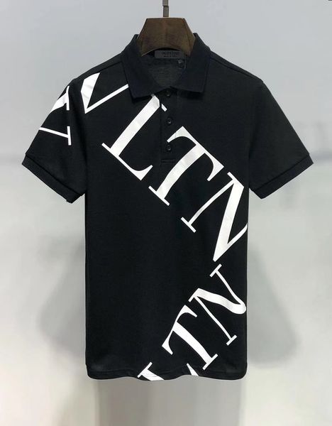 

2019 brand new luxury de igner ca ual men polo t hirt nake bee floral embroidery men polo high treet fa hion polo hirt men