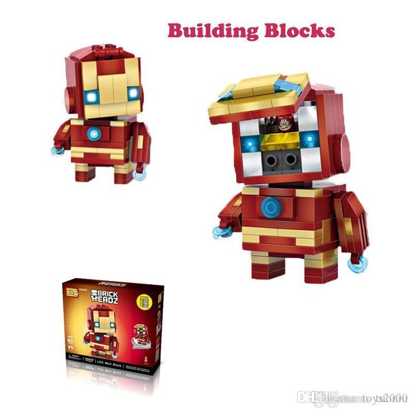 

loz mini super hero блоки бэтмен капитан америка тор железные кирпичные головки фигурку сборка блоков игрушки