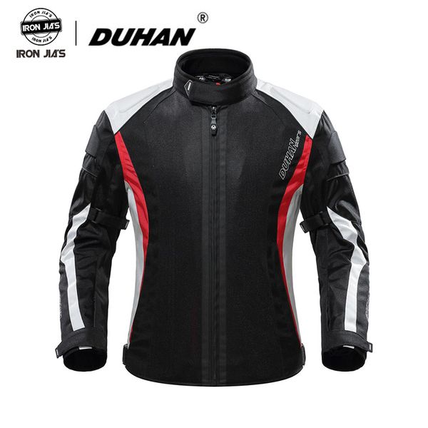 

duhan motorcycle jackets motorbike riding protective gear summer breathable off-road combinations racing equipment gear jacket, Black;blue