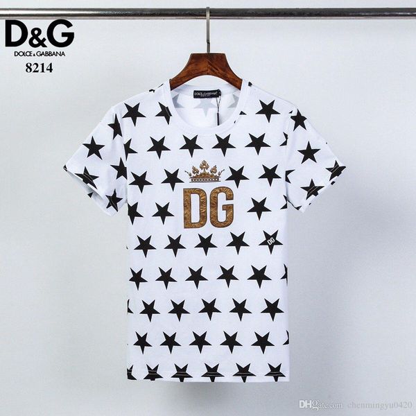 

men summer new product t shirt fashion short sleeve t-shirt clothing casual skull letter print hip hop new style man t-shirt clothin#0012, White;black