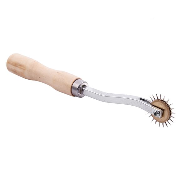 

продвижение! желтые деревянные ручки трассировка колеса шитье инструменты для tracer, Black