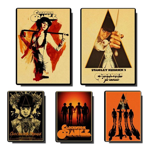 

a clockwork orange vintage posters prints wall painting decor poster wall painting home decoration