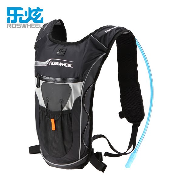 

roswheel outdoor sport bicycle cycling bike riding hiking running hydration knapsack 4l backpack + 2l water bladder bag