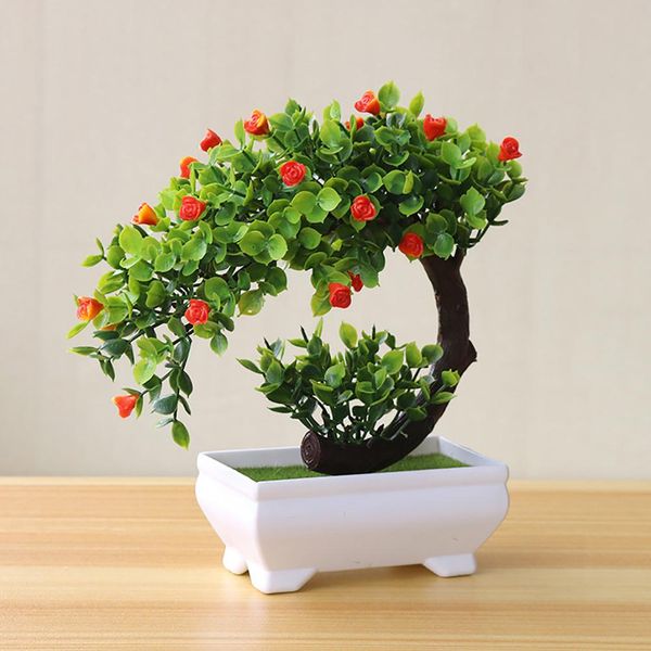 

artificial plant bonsai fake flower potted ornament home l garden decor gift artificial plants home decor