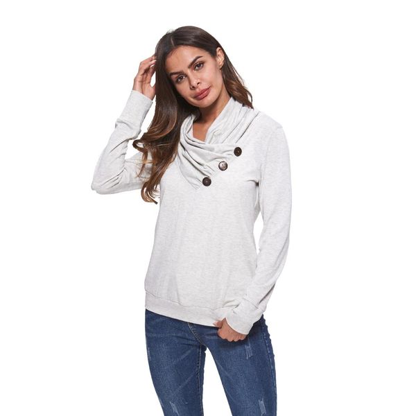 

cross border supply of goods 2018 autumn and winter europe and america new style casual sweatshirt women's ozhouzhan selling, Black