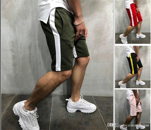 

short pants panelled workwear teenager loose sports clothing casual running relaxed apparel summer mens designer, White;black