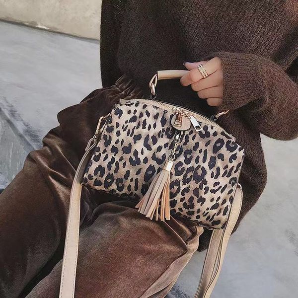 

chispaulo new fashion bag small hand bags for women 2019 winter bag leopard grain color fashion ladies crossbody bags