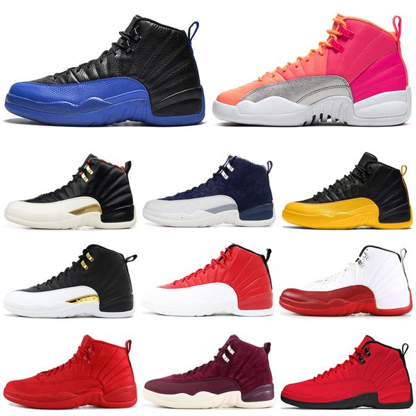 

men basketball shoes 12 12s punch fiba game ball game royal reptile taxi playoffs mens trainers sports sneakers 7-13