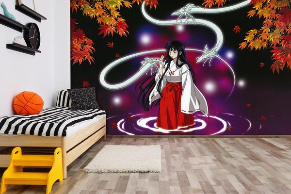 

self-adhesive] 3d inuyasha 89227920 japan anime wall paper mural wall print decal murals