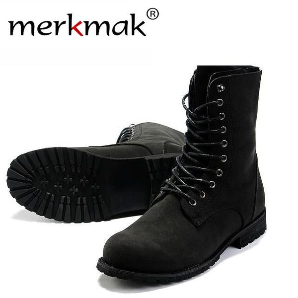 mens retro combat boots