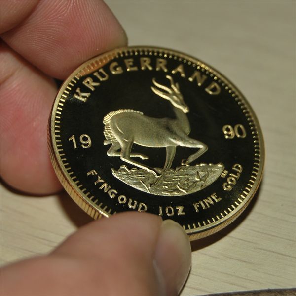 

1pc acrylic coin case 1990 south african gold krugerrand coin