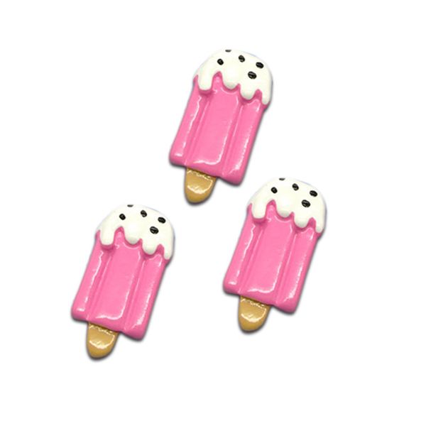 

lf 20pcs 33x17mm multicolor ice cream resin cabochon flatback decoration crafts embellishments for scrapbooking diy accessories