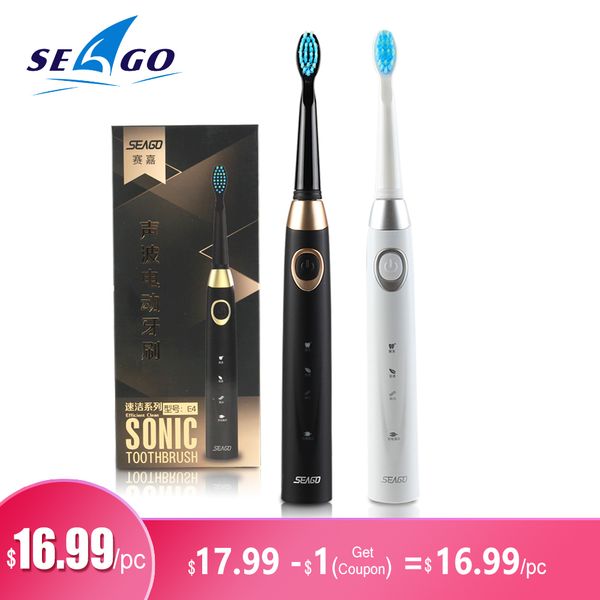 

clearance sale seago electric toothbrush 3 cleaning modes toothbrush waterproof sonic brush automatic teeth cleaning e4