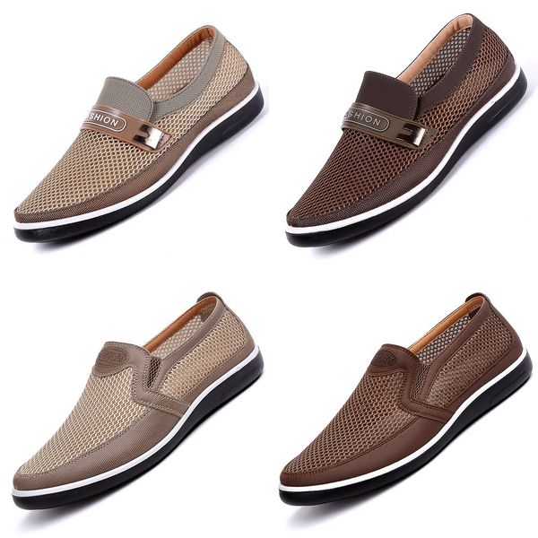 

2019 men's casual shoes,men summer style mesh flats for men loafer creepers casual high-end shoes very comfortable size:38-44, Black