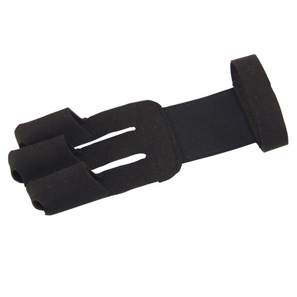

shooting sports archery 3 finger hand protective hunting draw bow arm guard bow shooting protection arrow shooting glove outdoor