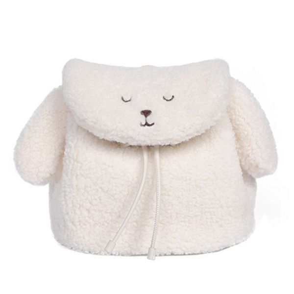 

singapore small stuffed shoulder bag cute playful plush package 2019 winter new style lamb handbags