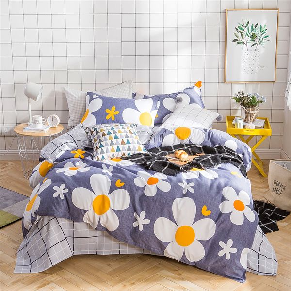 

beautiful 3/4pcs bedding sets flower duvet cover bed sheets pillowcases twin full  king comforter cover luxury bedclothes