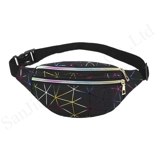 

2020 новое прибытие pu crossbody fanny pack женщины мужчины сумки на пояс туристические сумки плеча комод пакет моды лазера сумки кошелек го