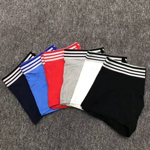 

fashion designer mens boxers new arrival men brand underpants 6 colors 3 pcs with one box luxury underwear size -2xl yf203172, Black;white