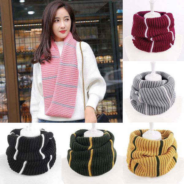 

soft men women scarf winter warm cotton scarves knitted collar ladies new wraps