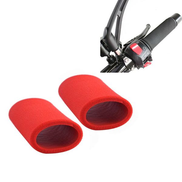 

2019 motorbike motorcycle slip on foam anti vibration comfort handlebar grip cover vibration resistant styling