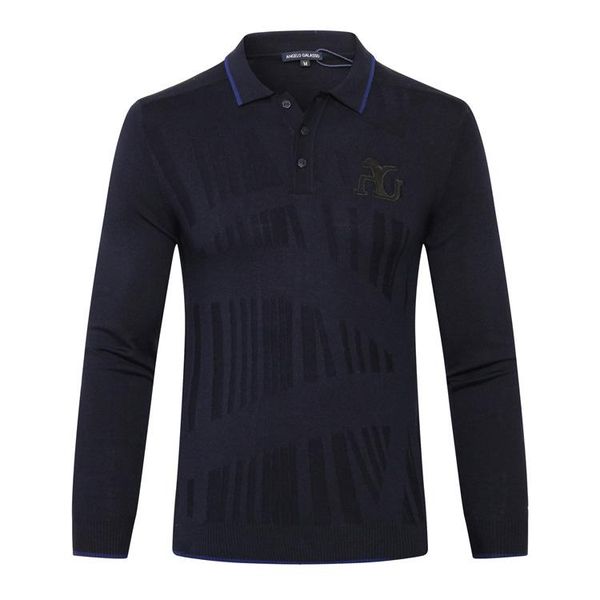 

ang * lo gala * so свитер свитер мужская одежда 2019 осень и зима новый бизнес удобный лацкан молния простой, White;black