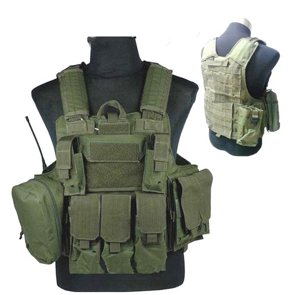 

vest steel wire tactical vest with 3 pouches new moller combat strike plate carrier 9.11 outdoor live cs, Gray;blue