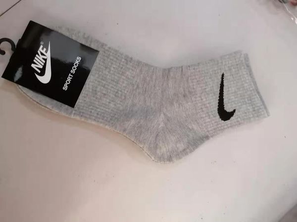 

02019 new men and women 's cotton sock 19980158, Black