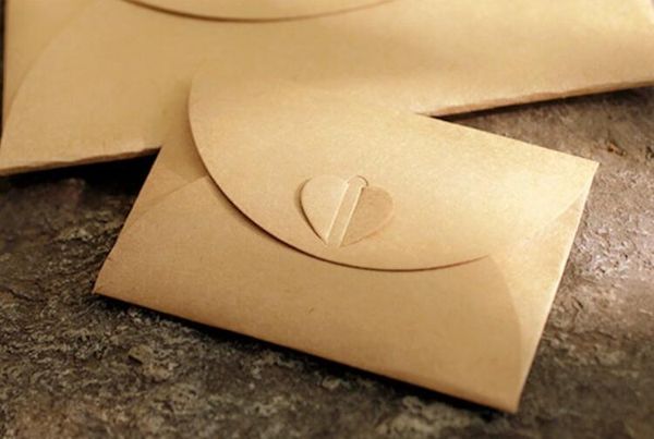 

office school butterfly buckle kraft paper envelopes love retro buckle envelope paper invitation envelope holiday