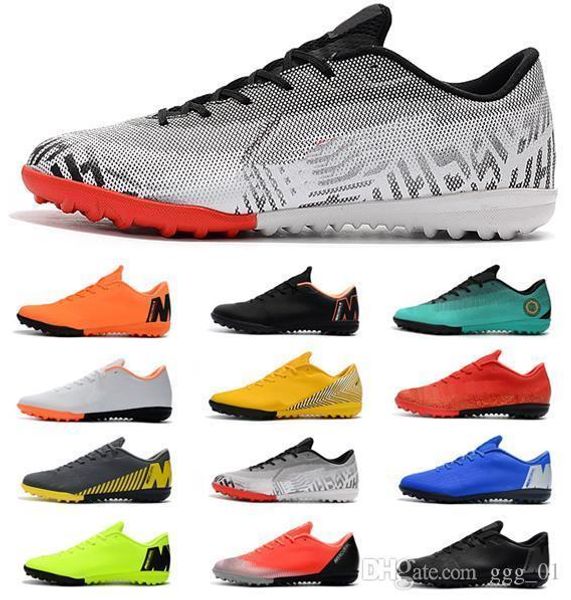 

new 2019 color mercurial vapores x xii academy tf mens soccer shoes world cup soccer cleats ronaldo neymar acc football boots botines futbol