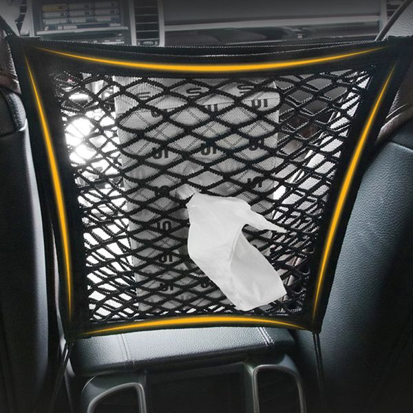

universal mesh cargo net car storage net wall sticker organizer pouch bag