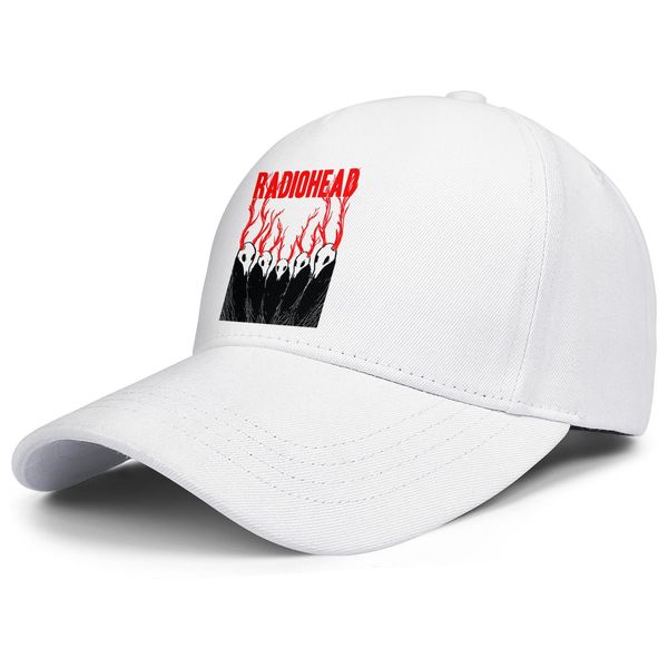 

мужские и женские бейсболки крикет стиль классическая мода дальнобойщик шляпы radiohead плакат radiohead в радугу рок thom yorke, Blue;gray