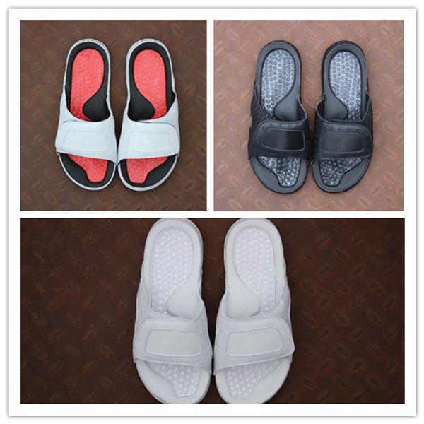 

wholesale 13 xiii hydro black red white slippers men basketball shoes sneakers casual outdoor trainers size 7-13