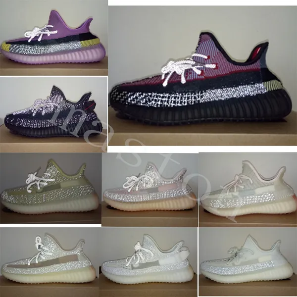 

with box mens sneakers yeezy 350 kanye v2 reflective zebra static sesame kanye west og clay true form hyperspace 3m shoesd35b#, Black