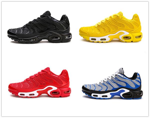 

2020 vapors tn plus running shoes women men triple black white red pink rise volt sunburst mens trainers sports sneakers