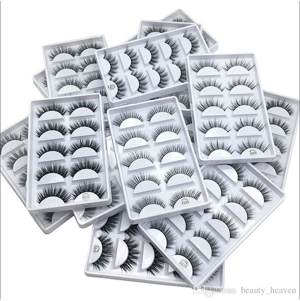 

3d mink false eyelashes reusable mink eye hair makeup full strip false lash long individual mink lashes extension