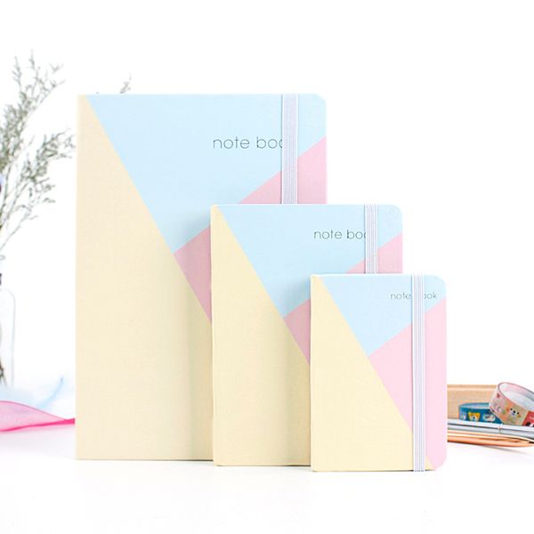 

concise fashion bandage vivid color portable notepad (random color, Purple;pink