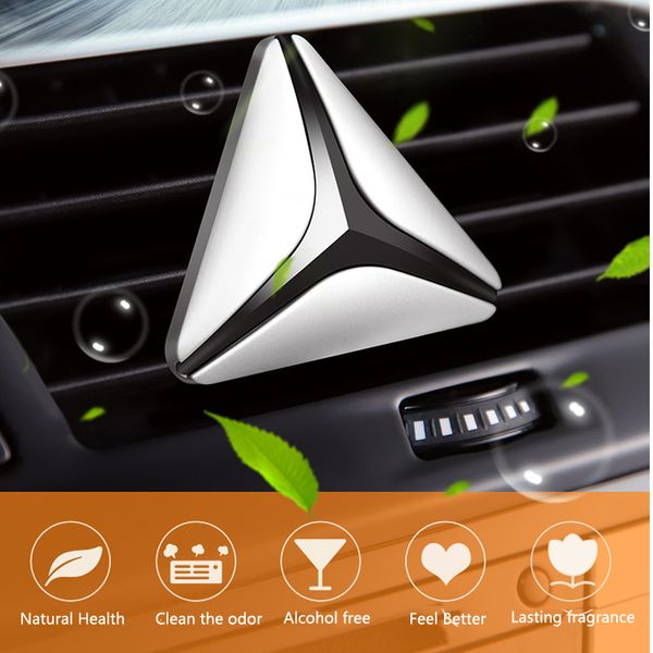 

new luxury triangle healthy harmless car freshener fragrant wood car perfume air conditioner clip inndoor air freshener