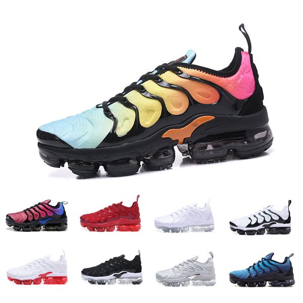 

2019 TN Plus Game Royal orange USA Tangerine mint Grape Volt Hyper Violet trainers Sports Sneaker Mens women Designer running shoes