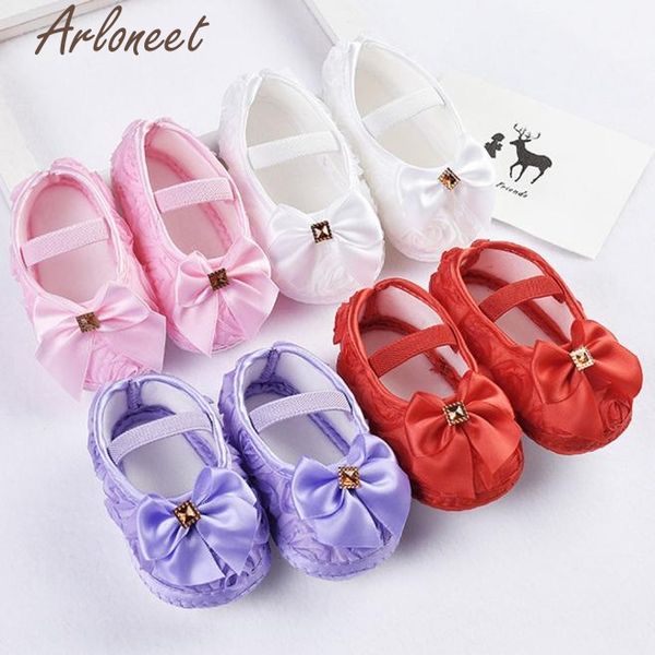 

первый ходунки мода малышей детские девушки обувь шифон цветок резинка новорожденные полуботинки dropshipping оптовая 15 фев