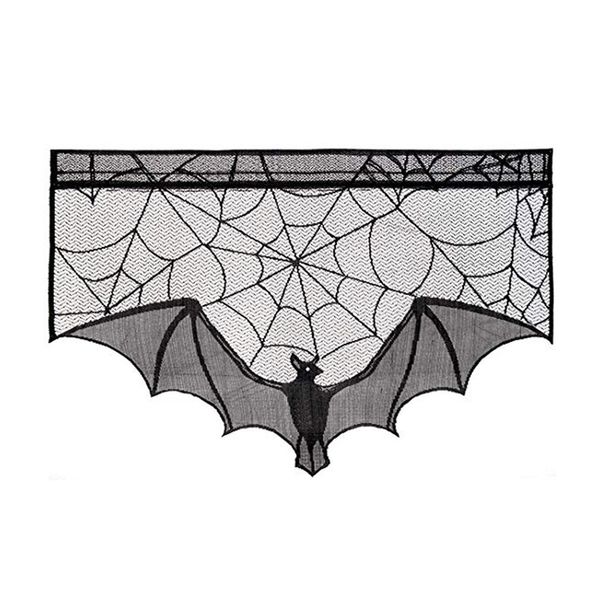 

halloween decorations halloween fireplace decoration lace cloth spider lace fireplace decoration fabric