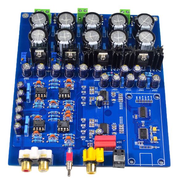 

ak4396vf ak4113vf jrc5532 ne5534 decoder dac fiber coaxial usb input board