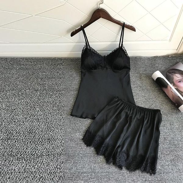 

женщины пижама атласные пижамы главная wear кружева главная одежда грудь bowknot nightdress белье, Blue;gray